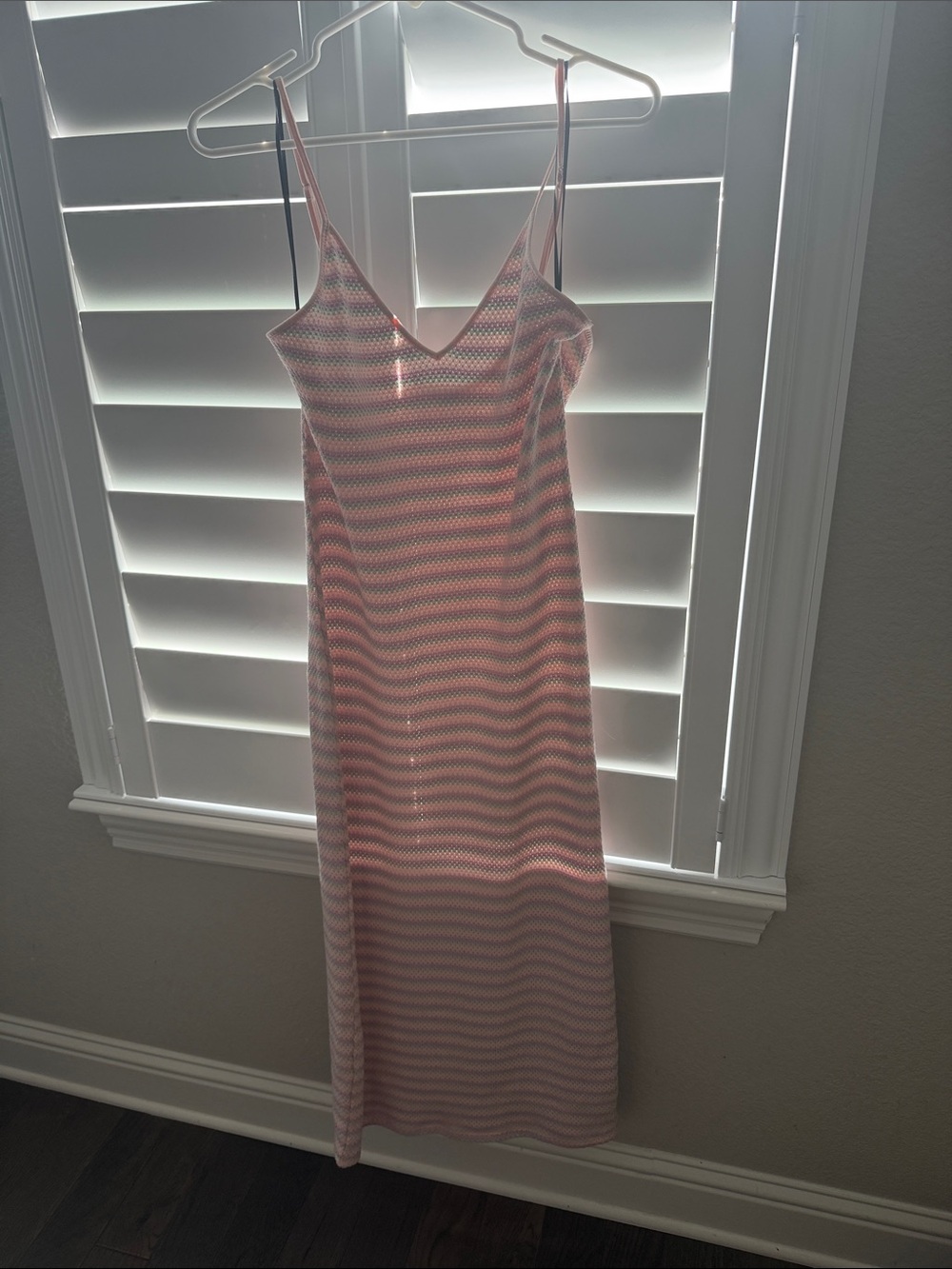 Double Zero Pastel Multi Stripped Knit Dress